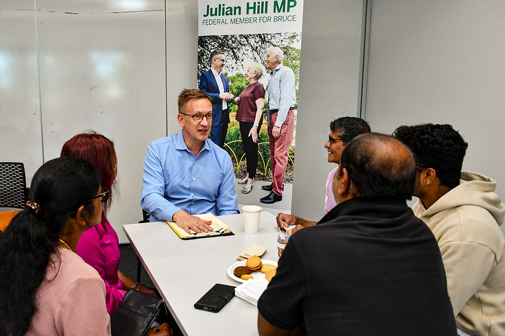 Julian Hill MP available to help